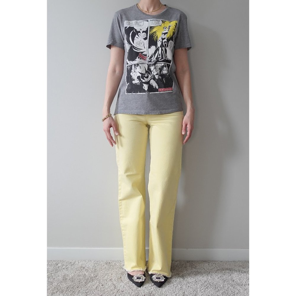 Bershka Marvel Wolverine Printed Gray T-Shirt Size S